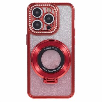 For iPhone 15 Pro Max Ring Holder Case Rhinestone Decor Glitter Sparkle TPU Phone Cover translates to Norwegian as:

For iPhone 15 Pro Max Ringholder-deksel med Rhinestone-dekor, Glitter-skinnende TPU-telefondeksel.