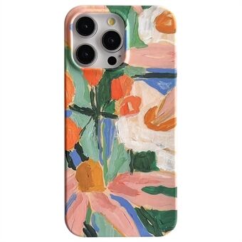 ARU For iPhone 15 Pro Max Deksel Blomstermønster matt fleksibel TPU-telefondeksel