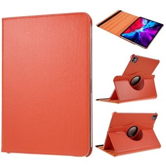 For iPad Pro 13 (2024) Etui PU-lærnettbretthettedeksel 360 graders dreibar støtte