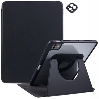 For iPad Pro 13 (2024) Case Magnetisk Avtakbart PU-lær + TPU + Akryl Tablettstativ Deksel med pennspor