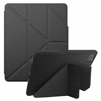 JTLEGEND for iPad Pro 13 (2024) Case Origami-stativ PU-lær Smart Cover med pennholder