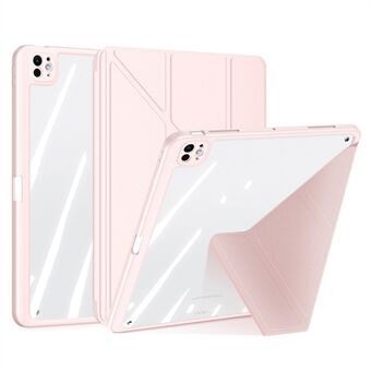 DUX DUCIS Magi-serien for iPad Pro 13 (2024) etui av PU-skinn + PC + TPU-nettbrettdeksel støtter automatisk vekking / hvilemodus.