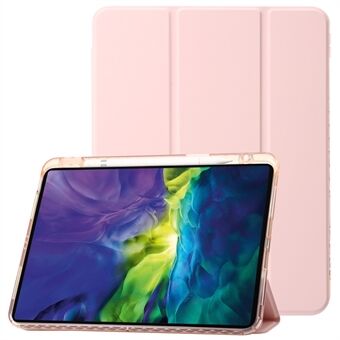 For iPad Pro 13 (2024) nettbrett-etui TPU+Akryl+PU beskyttelsesdeksel med trippel-brett stativ