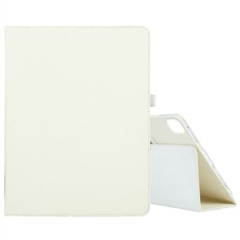 For iPad Pro 13 (2024) Etui Bi-Fold Stand Lærdeksel med Litchi-tekstur