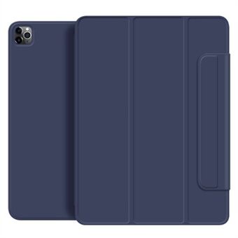 For iPad Pro 11 (2024) Etui PU Lær Auto Sleep / Wake Deksel Magnetisk Feste