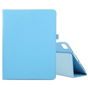 For iPad Pro 11 (2024) Etui Bi-Fold Stand PU Lær Nettbrett Deksel med Stylus Loop Design