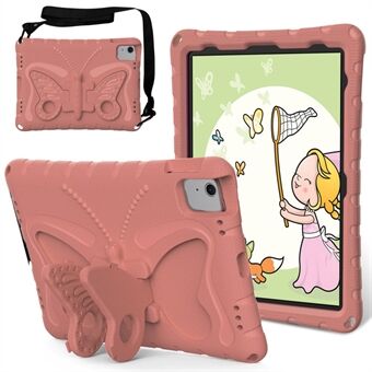 For iPad Air 11 (2024) Case Butterfly EVA Tablet Cover med stativ / Skulderrem