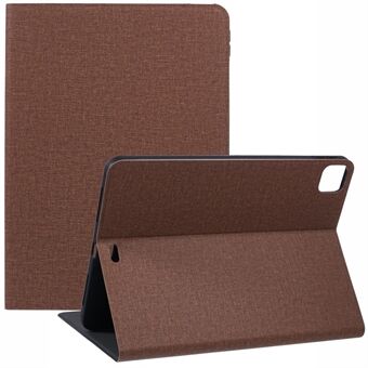 X-LEVEL Canvas-serien for iPad Air 11 (2024) saken - etui med stofftekstur og komplett beskyttelse i lær for nettbrettet.