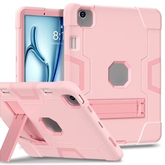 For iPad Air 11 (2024) Etui Robotstil Silikon+PC Anti-Fall Tablettdeksel med Stativ