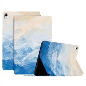 For iPad Air 11 (2024) / iPad Air (2022) / (2020) Deksel Tilfelle Tablet Lær Cover Mønster Print