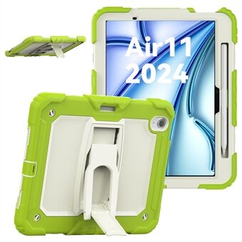 For iPad Air 11 (2024) Etui PC+Silikon Tablet Cover med Skulderrem.