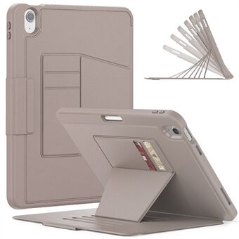 For iPad Air 11 (2024) Stil B Auto Wake / Sleep PU Lær Nettbrett Deksel Kort Holder Stativ Deksel med Blyant Spor