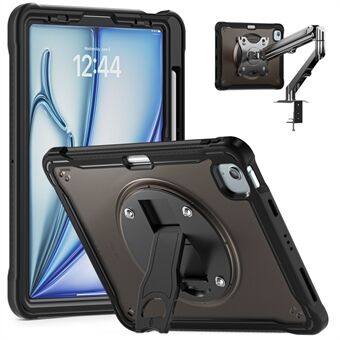 For iPad Air 11 (2024) / Air (2022) / (2020) / iPad Pro 11 (2022) / (2021) / (2020) / (2018) Etui Kickstand PC+Silicone+TPU Nettbrett Deksel