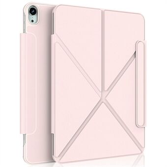 XUNDD XDD-0014 For iPad Air 11 (2024) / Air (2022) / (2020) Etui i PU-lær Multi-vinkel Stativ Smart Nettbrettdeksel med Penneholder