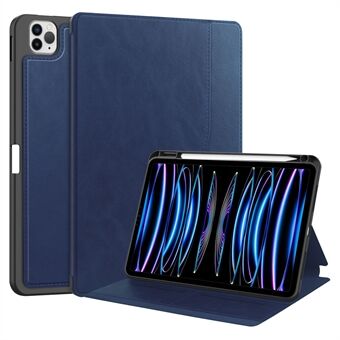 For iPad Pro 11 (2020) / (2021) / (2022) / iPad Air 11 (2024) / Air (2022) / (2020) Tablet-etui i PU-lær lommebok-design.