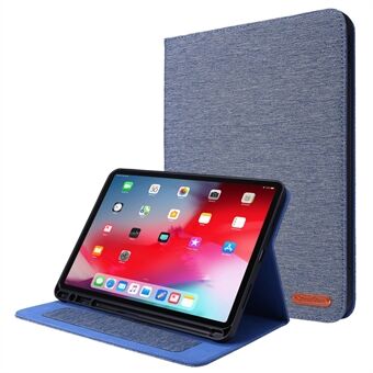 For iPad Air 13 (2024) Etui med kortspor, stativ i skinn til nettbrett med pennespor