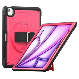 For iPad Air 13 (2024) Etui varmespredende PC+TPU nettbrettdeksel med stativ