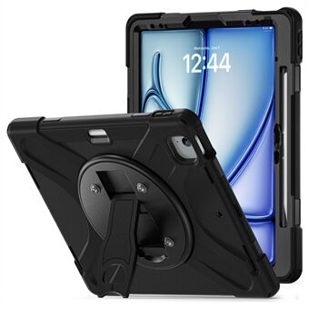 For iPad Air 13 (2024) / iPad Pro 12.9 (2022) / (2021) / (2020) / (2018) Etui Kickstand PC+Silicone Nettbrettdeksel