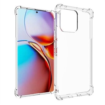 For Motorola Moto X40 5G / Edge 40 Pro 5G Transparent Antiskli Mobildeksel Forsterkede Hjørner TPU Støtsikker Beskyttelsescover