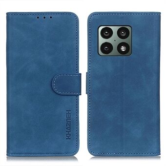 KHAZNEH Vintage PU-skinn magnetisk flipdeksel Stand Beskyttende telefonveske for hele kroppen for OnePlus 10 Pro 5G