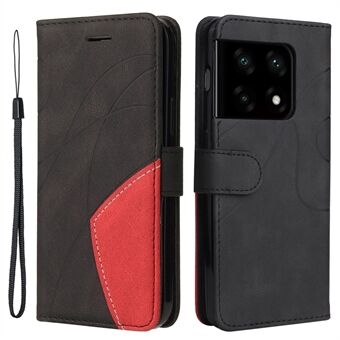 KT Leather Series-1 fargeskjøteveske til OnePlus 10 Pro 5G, Stand PU-skinndeksel