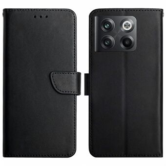 HT02 For OnePlus 10T 5G / ACE Pro 5G Nappa Texture Telefonveske Stand i ekte skinn Fallsikkert deksel