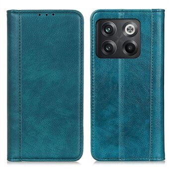 For OnePlus 10T 5G / ACE Pro 5G Litchi Texture Split Lærveske Stand Magnetlukking Telefonbeskyttelsesdeksel