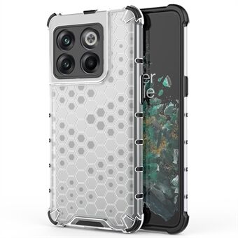 For OnePlus 10T 5G / ACE Pro 5G telefondeksel Honeycomb teksturert støtsikkert deksel TPU + PC-telefondeksel