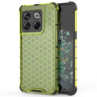 For OnePlus 10T 5G / ACE Pro 5G telefondeksel Honeycomb teksturert støtsikkert deksel TPU + PC-telefondeksel