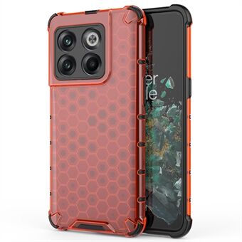 For OnePlus 10T 5G / ACE Pro 5G telefondeksel Honeycomb teksturert støtsikkert deksel TPU + PC-telefondeksel