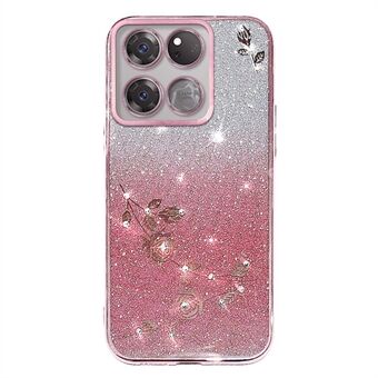 KADEM Telefondeksel for OnePlus 10T 5G / Ace Pro 5G Telefonskall Blomsterdekor Cover