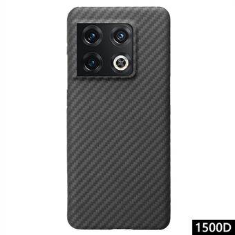 For OnePlus Ace Pro 5G / 10T 5G Aramid Fiber Cell Phone Case 1500D Grovfiber Deksel med Stor Linsespalte - Svart