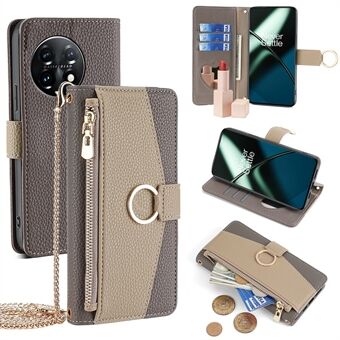 For OnePlus 11 5G Case Crossbody Phone Bag PU Leather Wallet Cover: 

For OnePlus 11 5G Etui Krysselbær Telefonveske PU Lær Lommebok Deksel