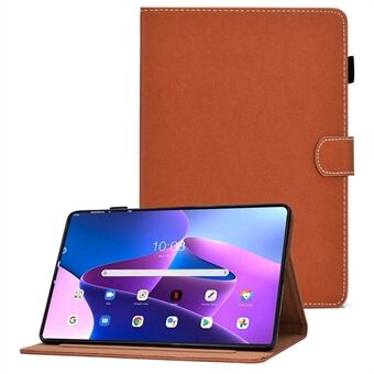 For Lenovo Tab M10 Plus (3. generasjon) / Xiaoxin Pad 2022 10.6 tommer Automatisk vekk / søvn funksjon Lærnettbrettsveske Kortholder Design Magnetisk anti-fall deksel med stativ