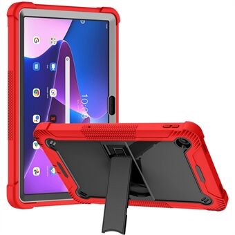 For Lenovo Tab M10 Plus (3rd Gen) / Xiaoxin Pad 2022 10.6 tommer Anti-Scratch nettbrettfutteral med stativ i silikon + PC-skall.