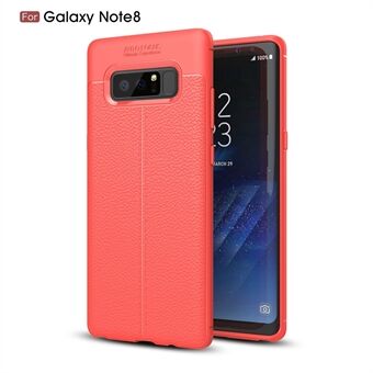 For Samsung Galaxy Note 8 N950 Litchi Grain Soft TPU Cover