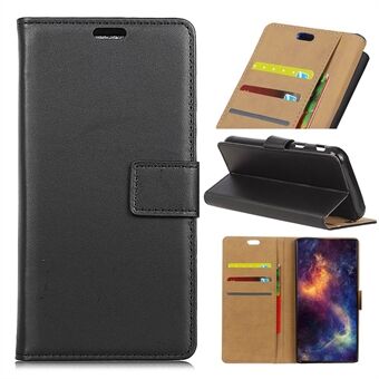 For Samsung Galaxy S9 G960 Folio Flip Stand Wallet Lærveske - Svart