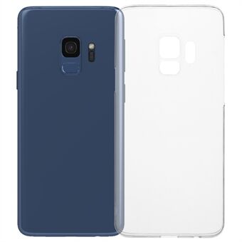 For Samsung Galaxy S9 klar telefonveske hardt PC-bakdeksel beskytter.