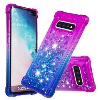 Anti-fall Quicksand TPU telefondeksel for Samsung S10 Plus