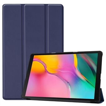 Ultra Lett Tri-Fold Stativ PU Lær Hard PC Beskyttelsesdeksel for Samsung Galaxy TAB A 10.1 2019 SM-T510/SM-T515