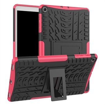 Anti-scratch Dekkmønster Hybrid PC + TPU Støttefutteral for Samsung Galaxy Tab A 10.1 (2019) T510 for beskyttelse av nettbrettet