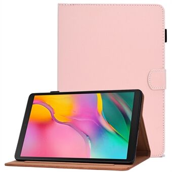 For Samsung Galaxy Tab A 10.1 (2019) T510 / T515:

PU-skinnfutteral i ensfarget design med magnetisk spenne, justerbar stativfunksjon og kortspor.