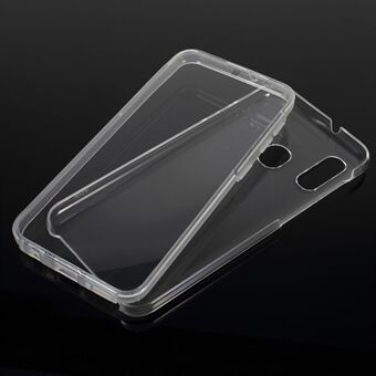 PC Side + TPU Back Clear Phone Cover til Samsung Galaxy A20e