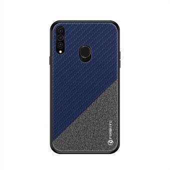 PINWUYO Honor Series Drop-proof PU-skinnbelagt TPU-deksel for Samsung Galaxy A20s