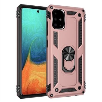 Hybrid Cover PC TPU Kickstand Armor Phone Case til Samsung Galaxy A71