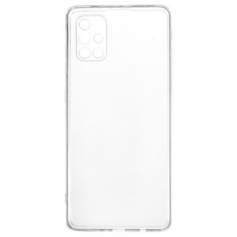 HD klar mobiltelefondeksel for Samsung Galaxy A71 4G SM-A715, 1,5 mm fortykket telefondeksel Fleksibelt TPU-telefonbakskall