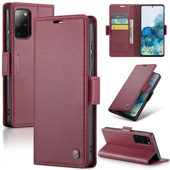 CASEME 023-serien Stand for Samsung Galaxy S20 Plus 5G / 4G PU-skinn RFID-blokkerende lommebokdeksel