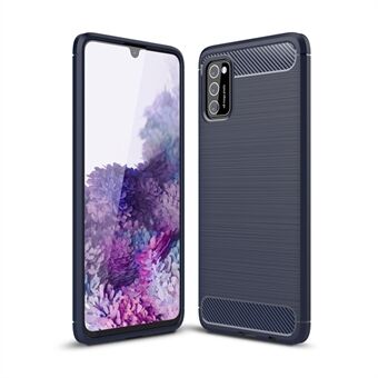 Karbonfiberbørstet TPU-skall for Samsung Galaxy A41 (global versjon)