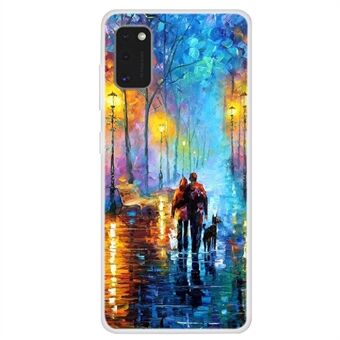 Mønsterutskrift Soft TPU-deksel til Samsung Galaxy A41 (global versjon)