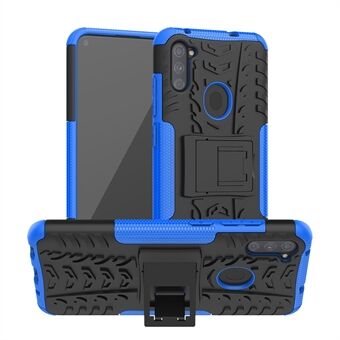 Sklisikker PC + TPU-deksel med Kickstand-skall til Samsung Galaxy A11